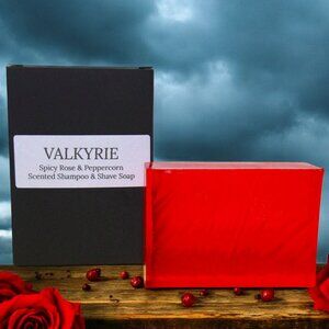 NEW Shampoo Bar. Spicy Rose & Peppercorn scent.